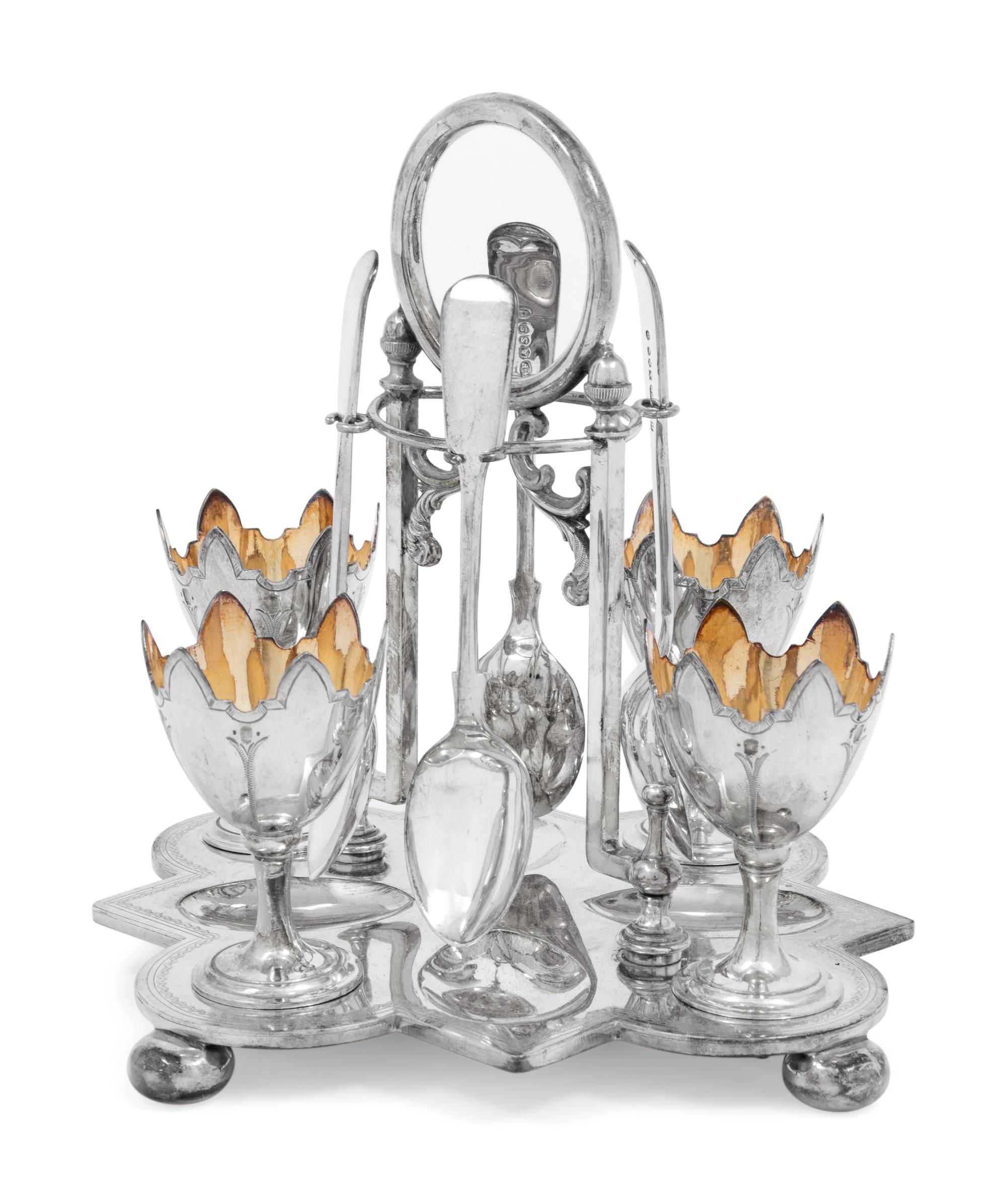 An English Silver-Plate Egg Coddler