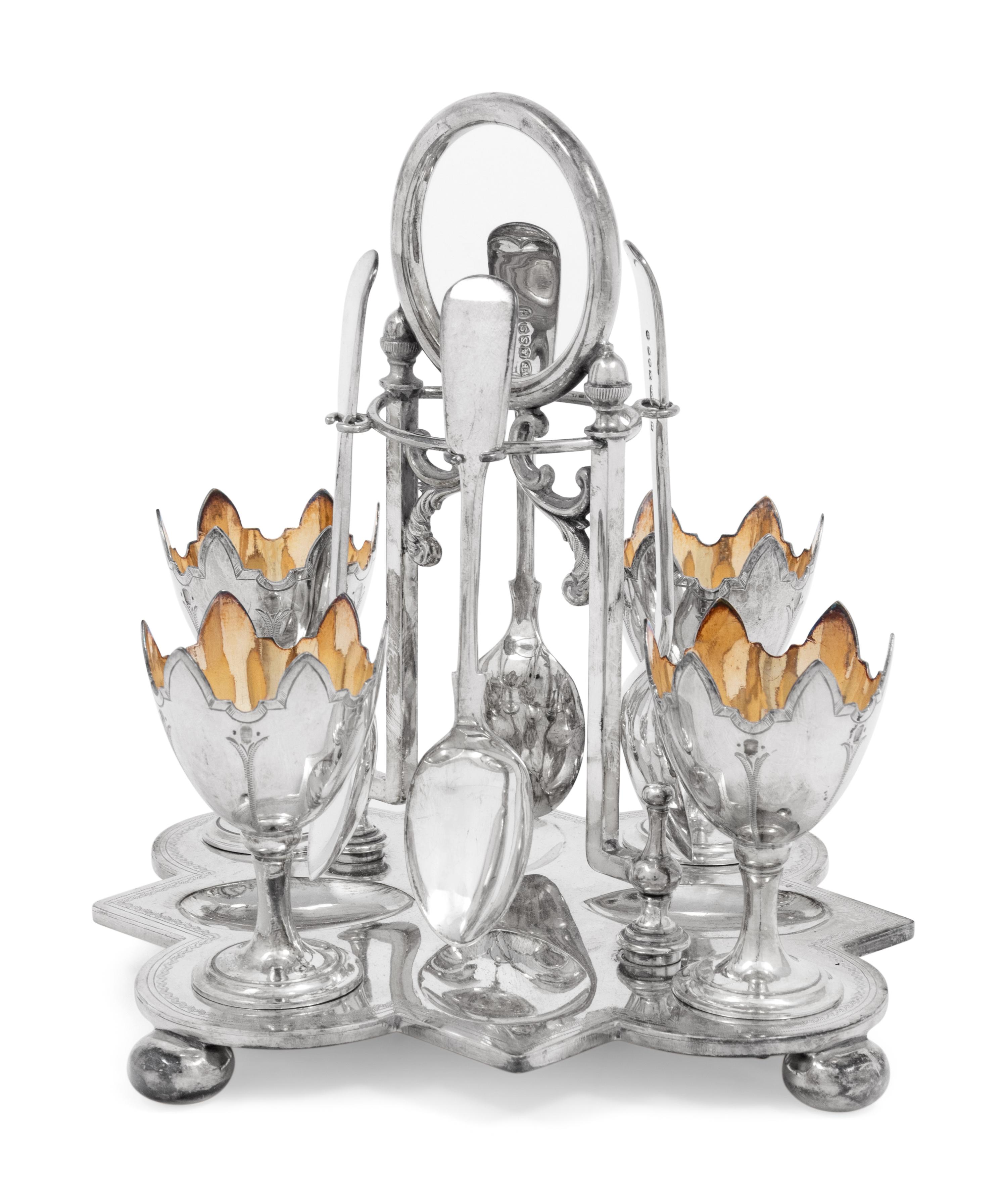 An English Silver-Plate Egg Coddler
