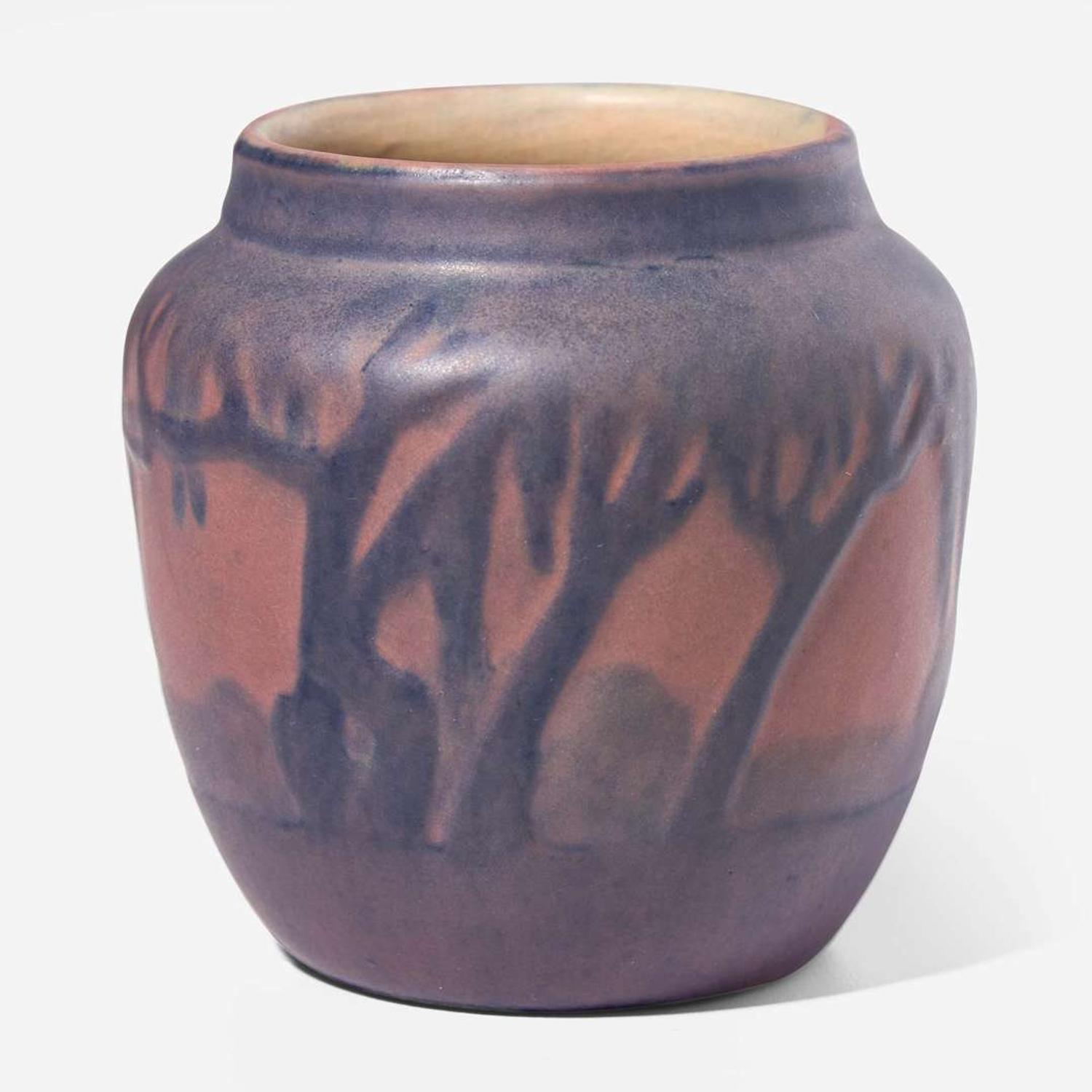 Sadie Irvine (American, 1887-1970) Miniature Vase for Newcomb College Pottery, New Orleans, Louisiana, USA, circa 1925