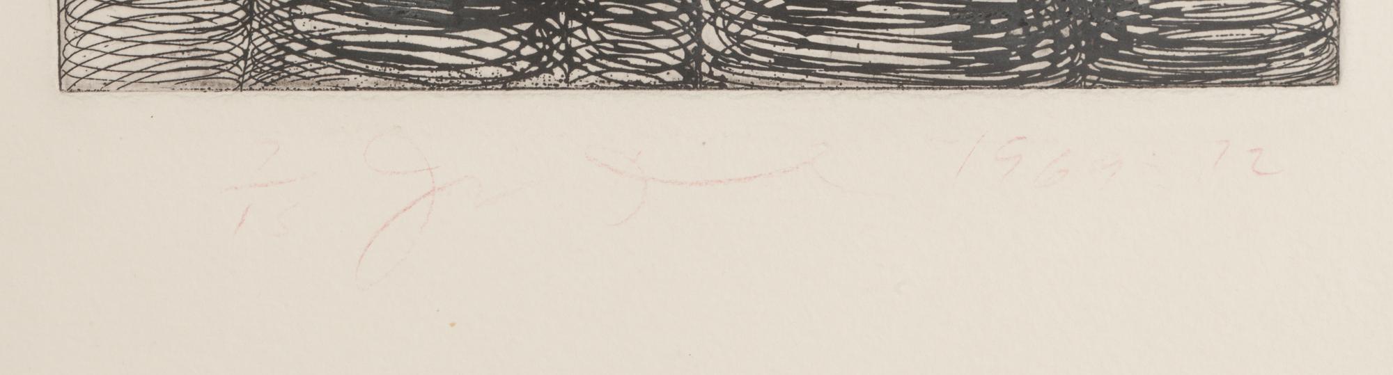 Etching, Self-Portrait (Ivory), 1969-1972