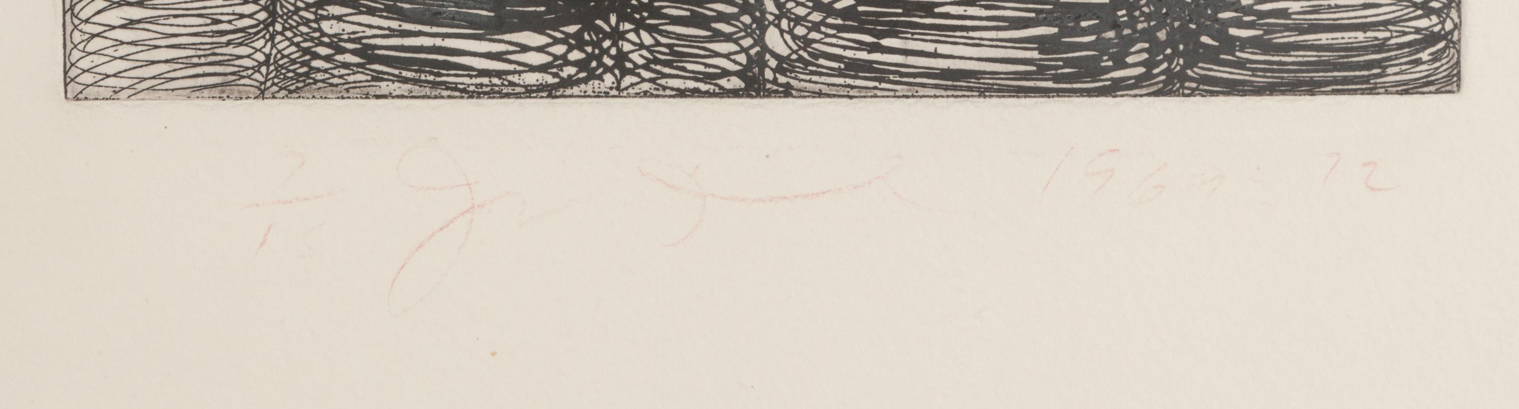 Etching, Self-Portrait (Ivory), 1969-1972