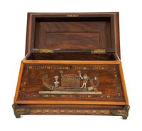 An Egyptian Revival Table Casket