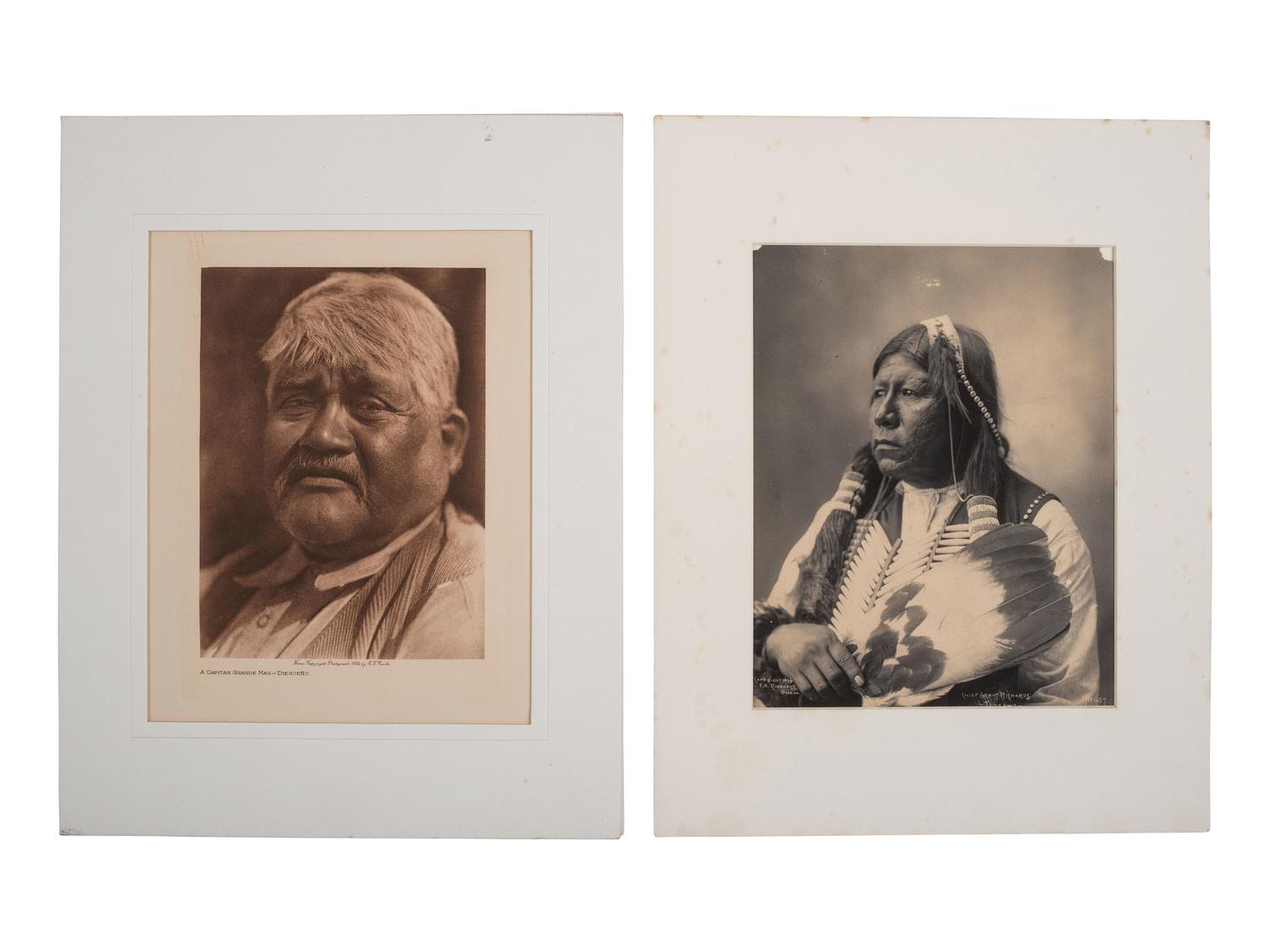 [NATIVE AMERICANS]. 50+ photos & postcards of Native Americans incl. image by RINEHART.