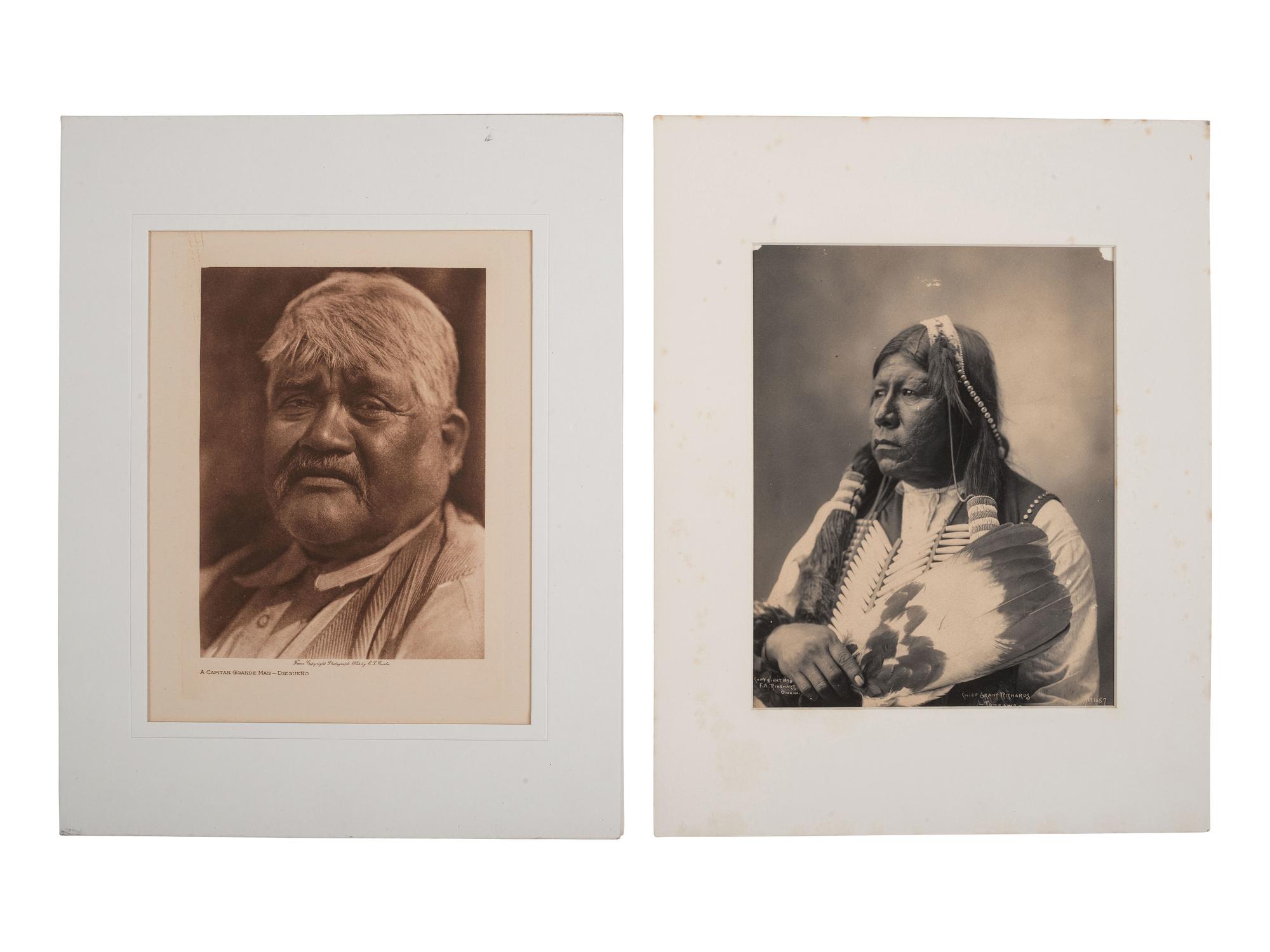 [NATIVE AMERICANS]. 50+ photos & postcards of Native Americans incl. image by RINEHART.