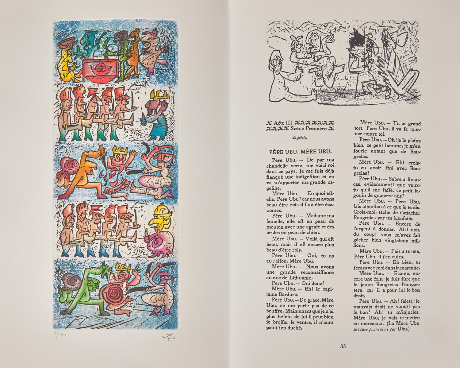 [Matta, Roberto] Jarry, Alfred. Ubu Roi Drame en Cinq Actes