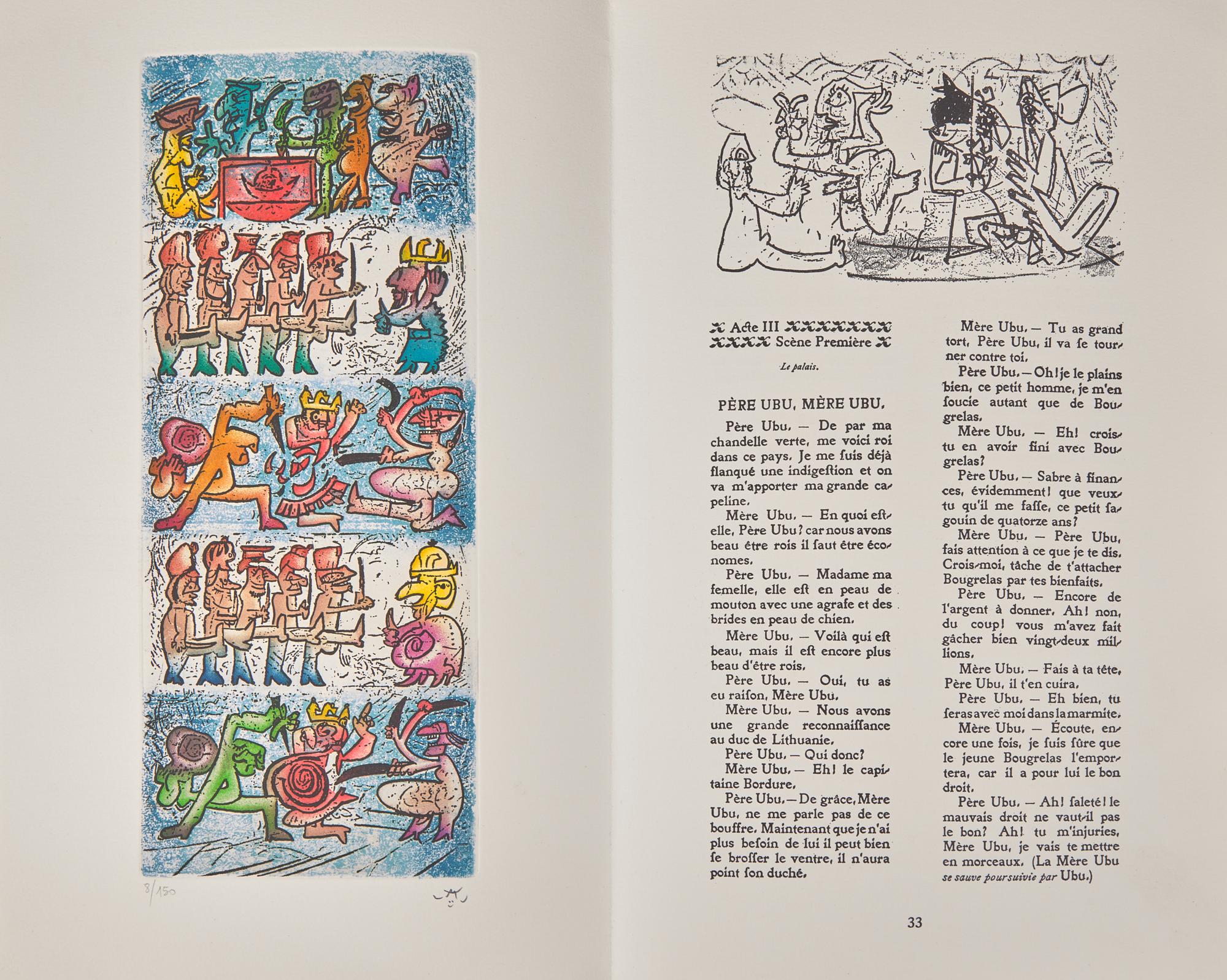 [Matta, Roberto] Jarry, Alfred. Ubu Roi Drame en Cinq Actes