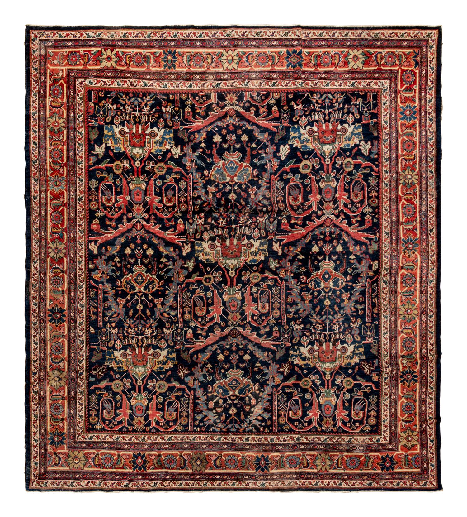 A Heriz Wool Rug