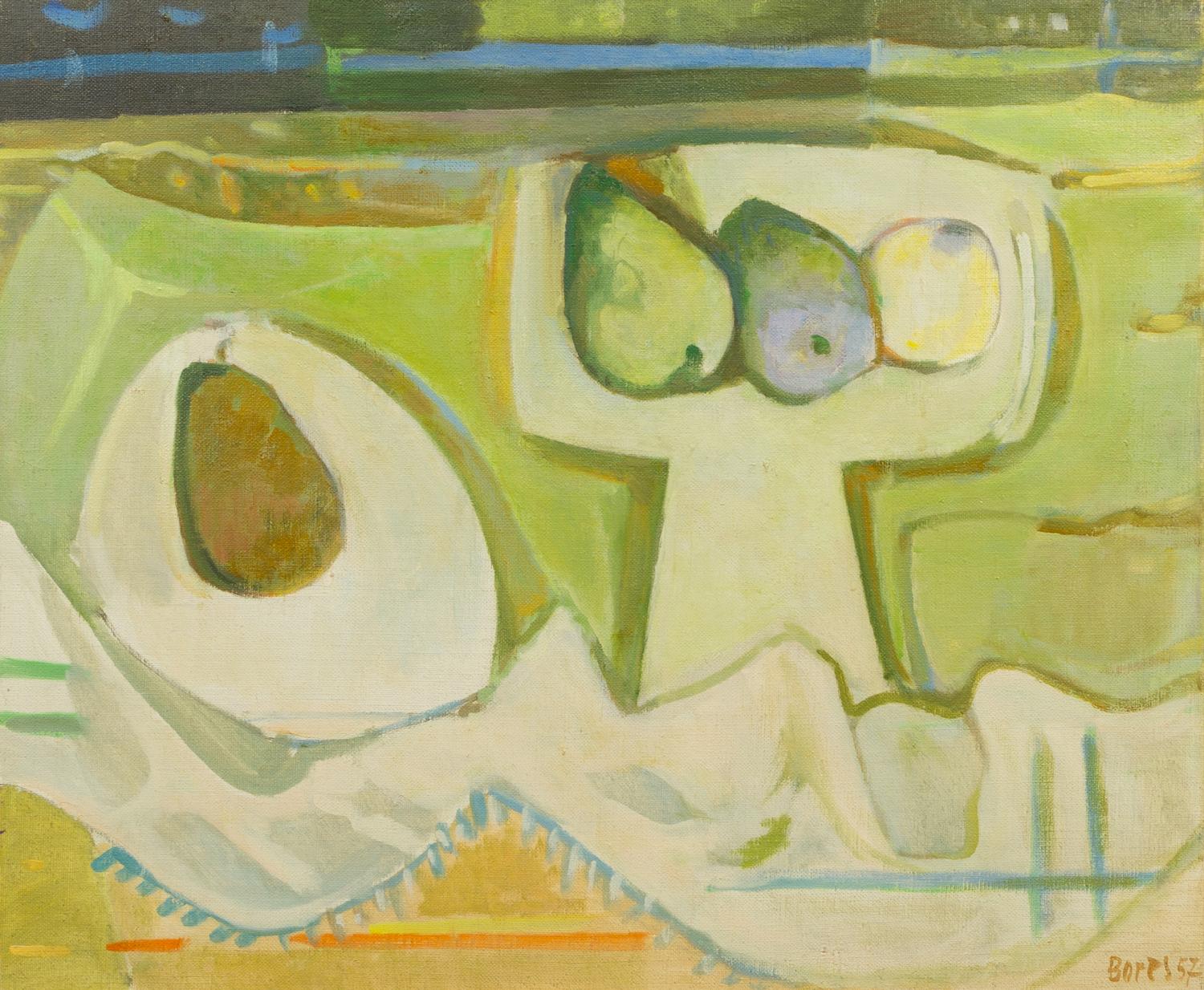 Francisco Bores, (Spanish, 1898-1972), Nature Morte aux Poires, 1957