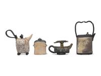 Four Studio Ceramic Vessels
