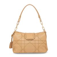 Christian Dior, New Lock Flap Bag in Tan Lambskin Leather