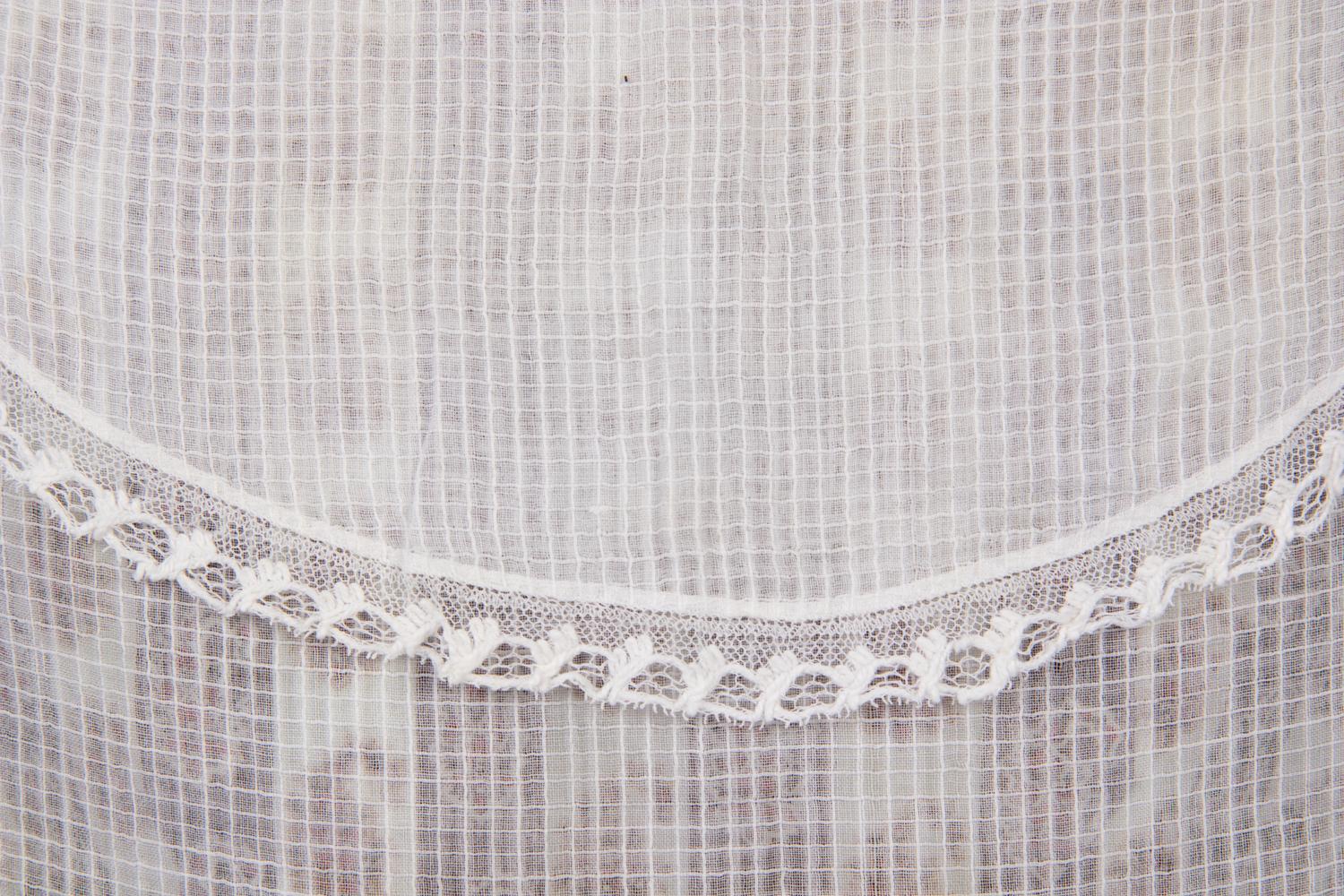 Collection of Four Sleeves, One Shawl, and One Dickey, 1840-90