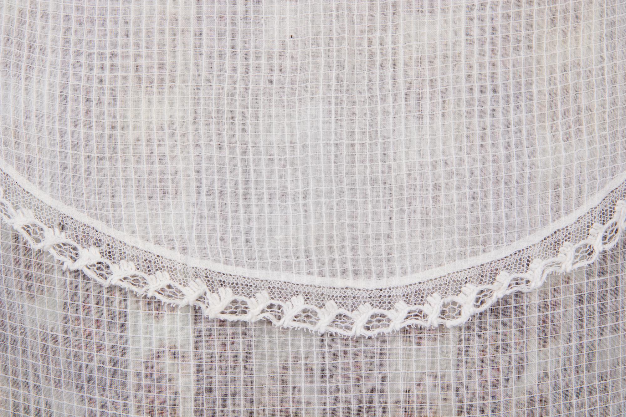 Collection of Four Sleeves, One Shawl, and One Dickey, 1840-90