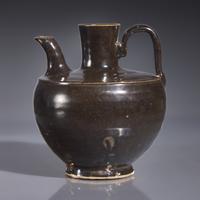 A Chinese Black Glazed Ewer, Northern Song Dynasty — 北宋 黑釉執壺