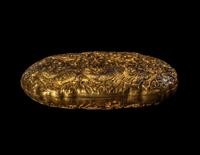 A Chinese Gilt Bronze 'Dragon' Two-Part Tally