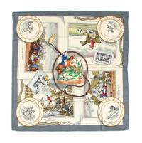 An Hermes Silk Scarf, 35 x 35 inches.