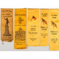 Ohio 3rd Volunteer Cavalry, Large Collection of Tintypes, CDVs, Ribbons, Medals, and More