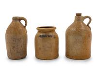 Three Stoneware Vessels