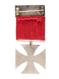 [CIVIL WAR]. Elisha Rathbun, 1st Connecticut Heavy Artillery. V Corps badge.