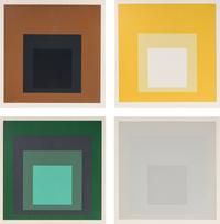 A group of four prints from Die Oberfläche (Attic ; Silent; Opalescent; Chrysoprase ), 1965