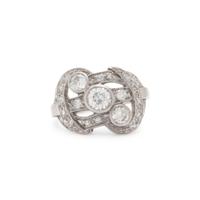 DIAMOND AND PLATINUM RING