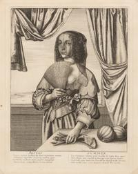 Wenceslaus Hollar, (Bohemian, 1607-1677), The Four Seasons, 1641 together with Of the Court Mouse, and Country Mouse (The Town Mouse an