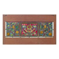 An American Stained Glass Window Panel