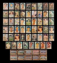 A Group of Over 60 1957 Topps Baseball Cards Including Multiple Hall of Famers and Notables,