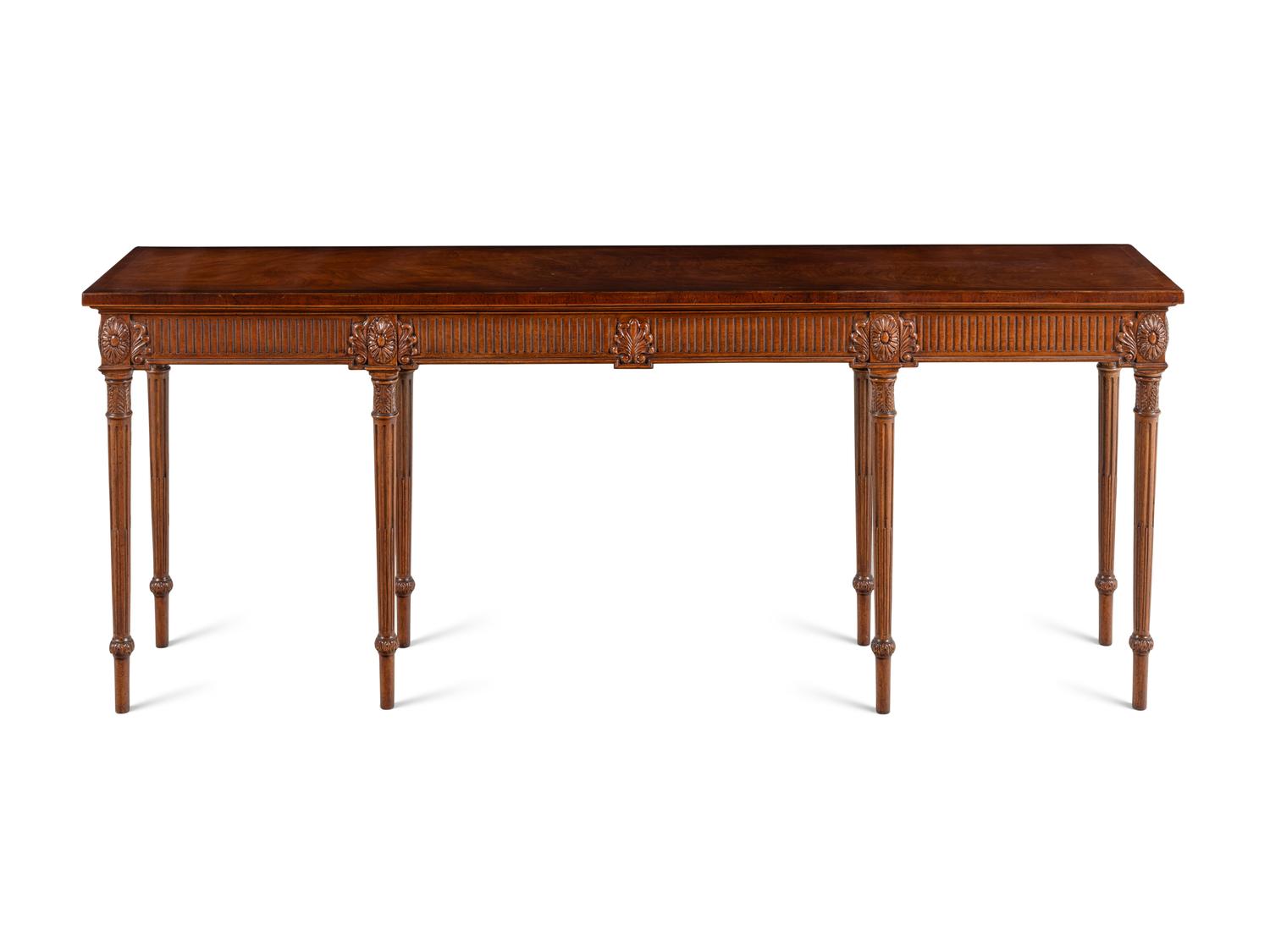 A Burton-Ching Ltd. George III Style Mahogany Serving Table