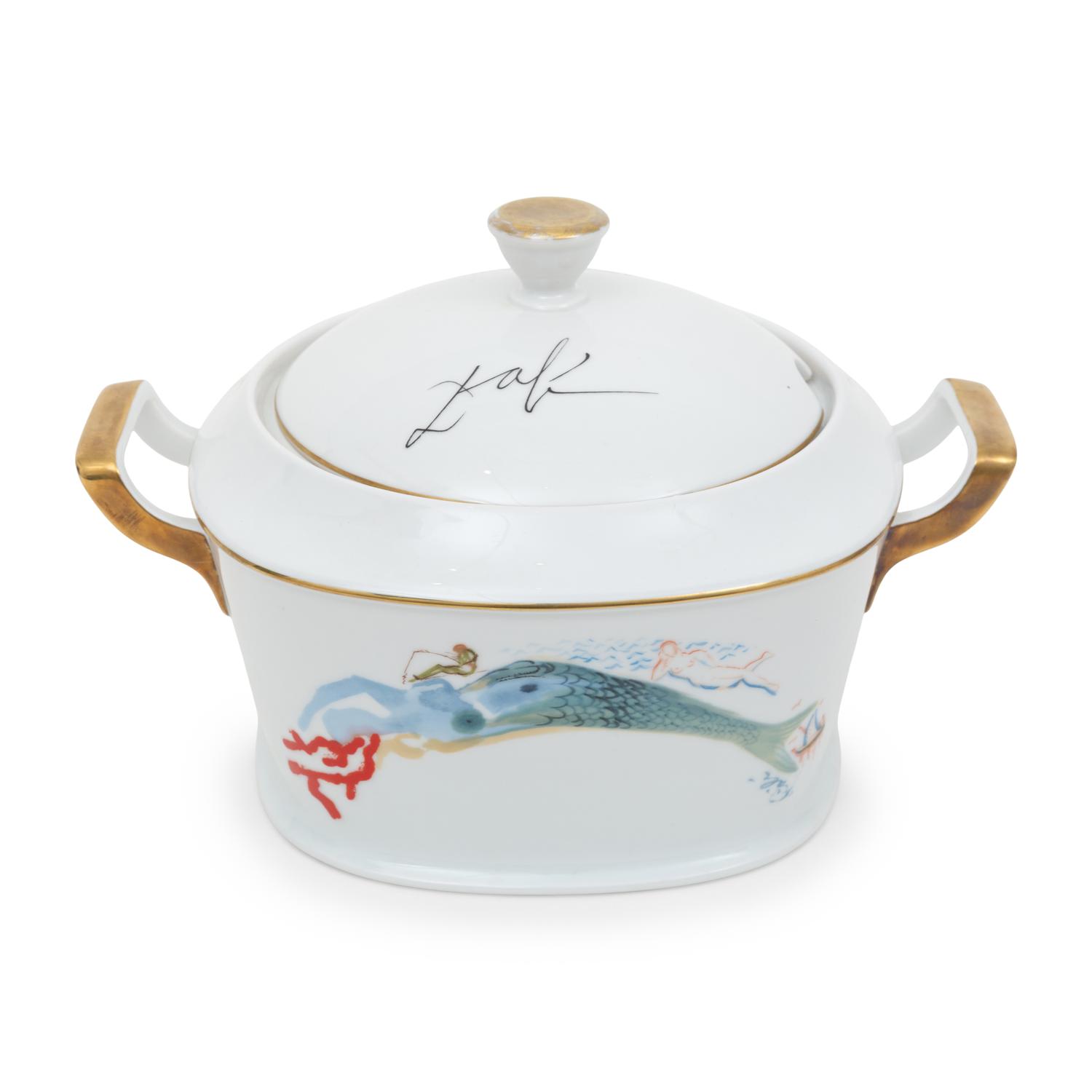 A Salvador Dali-Designed Porcelain Dinner Service