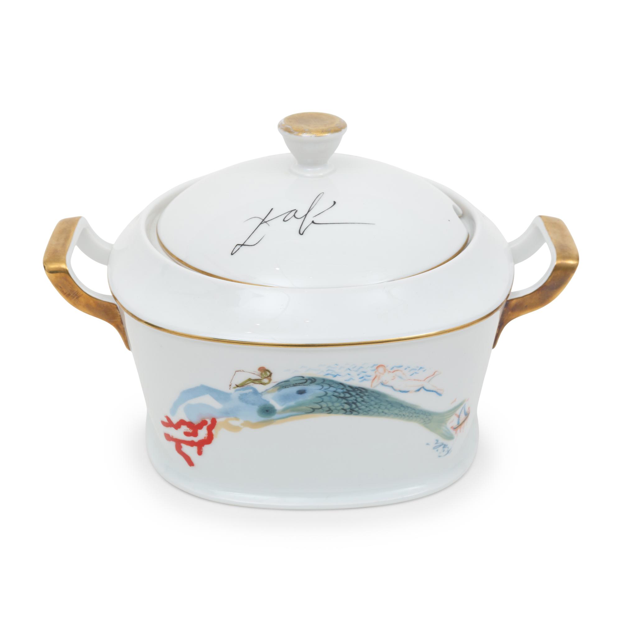 A Salvador Dali-Designed Porcelain Dinner Service