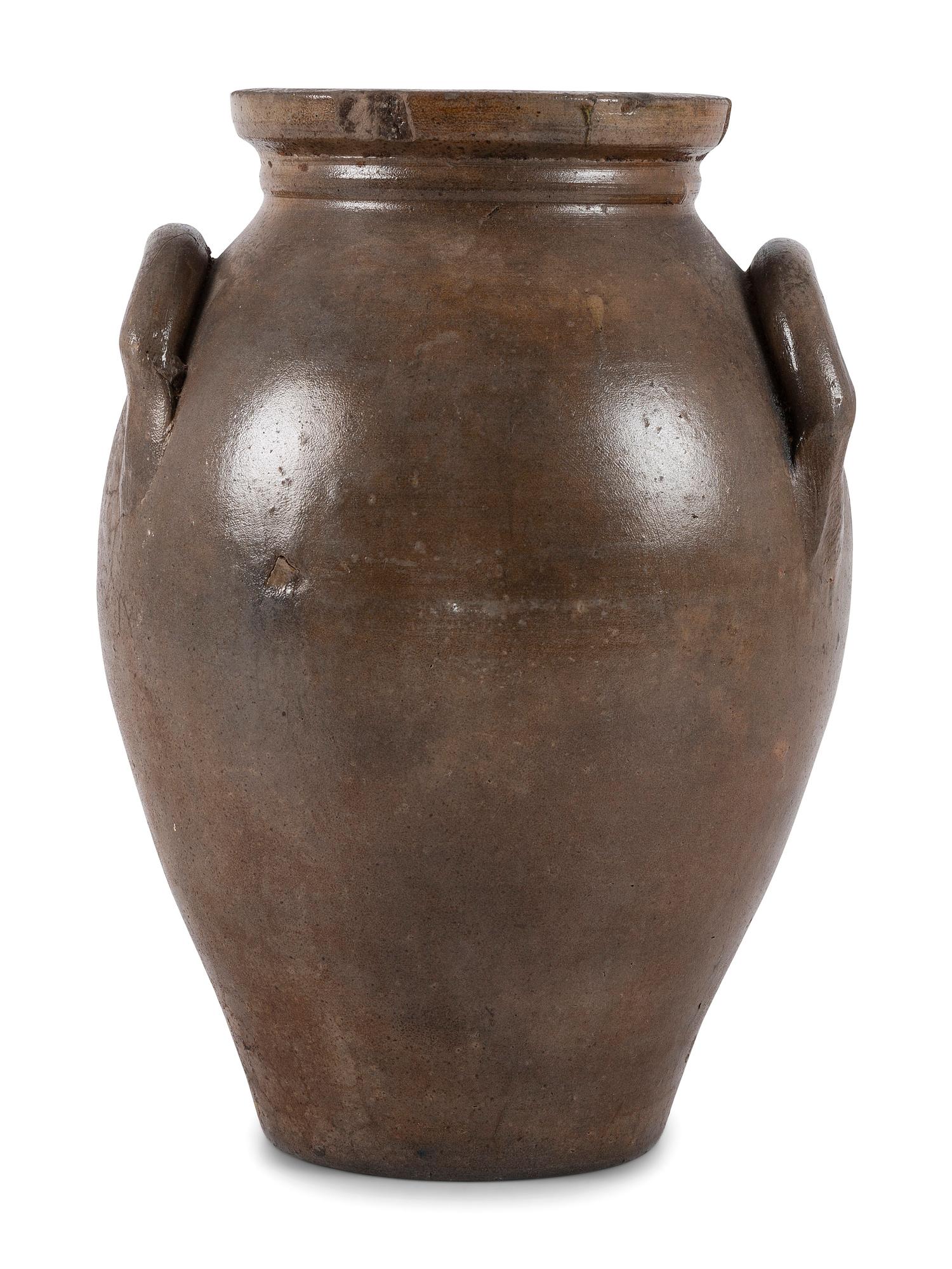 An Ohio Cobalt Decorated Stoneware Crock