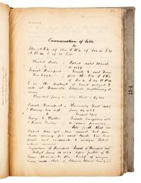 [PRE-FIRE CHICAGO]. A group of 3 Pre-Fire Abstract Deed Books, 1830s-1860s.