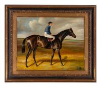 Horse and Jockey, with a Frog
