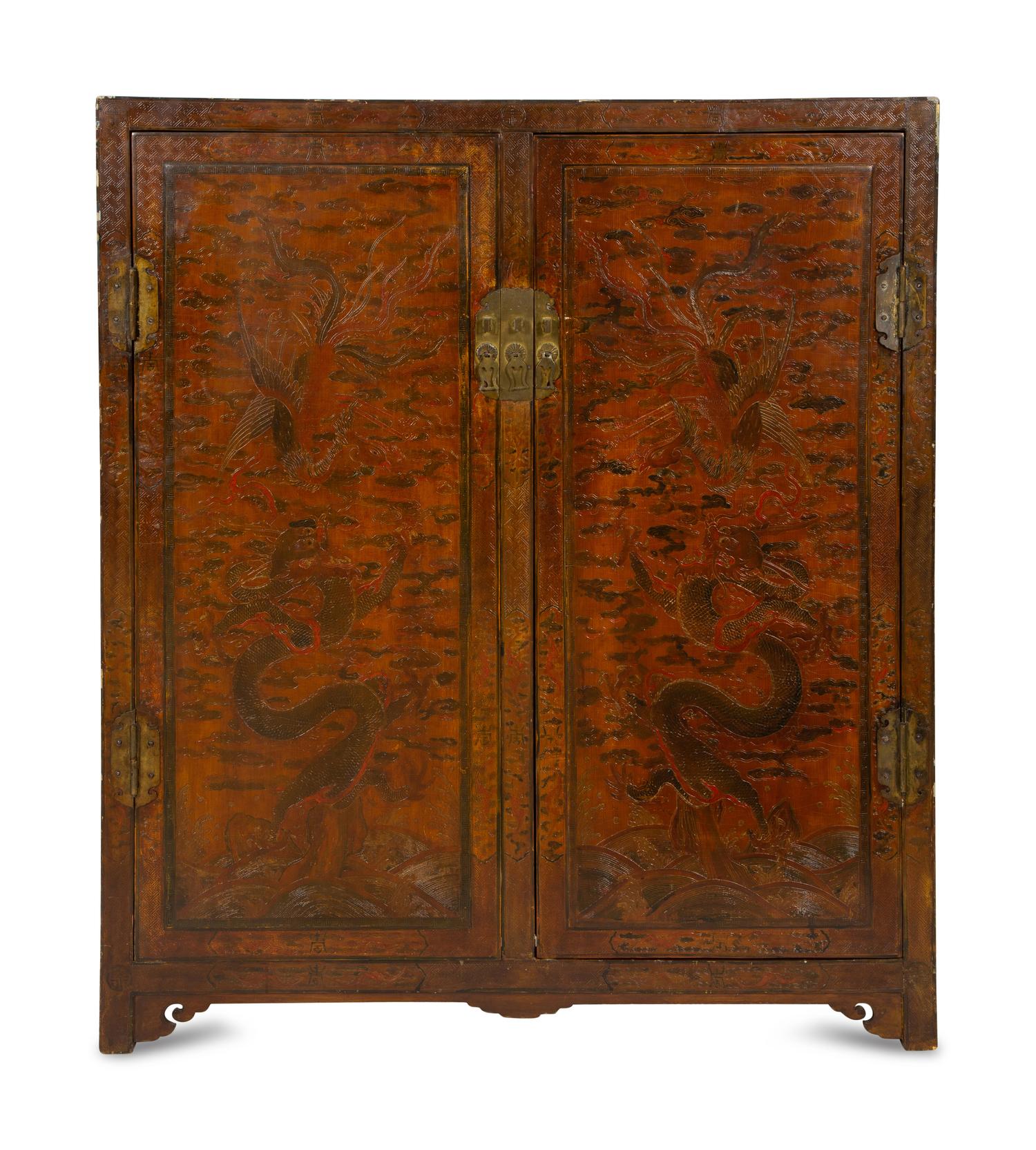 A Chinese Lacquer Cabinet