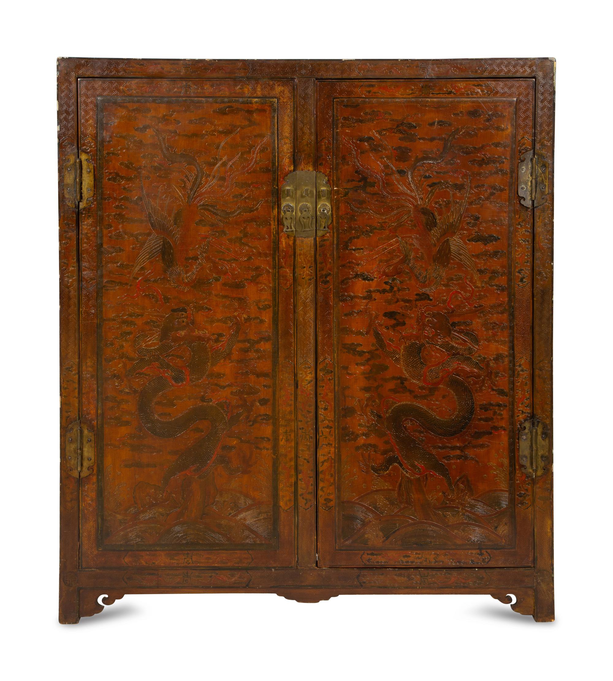 A Chinese Lacquer Cabinet