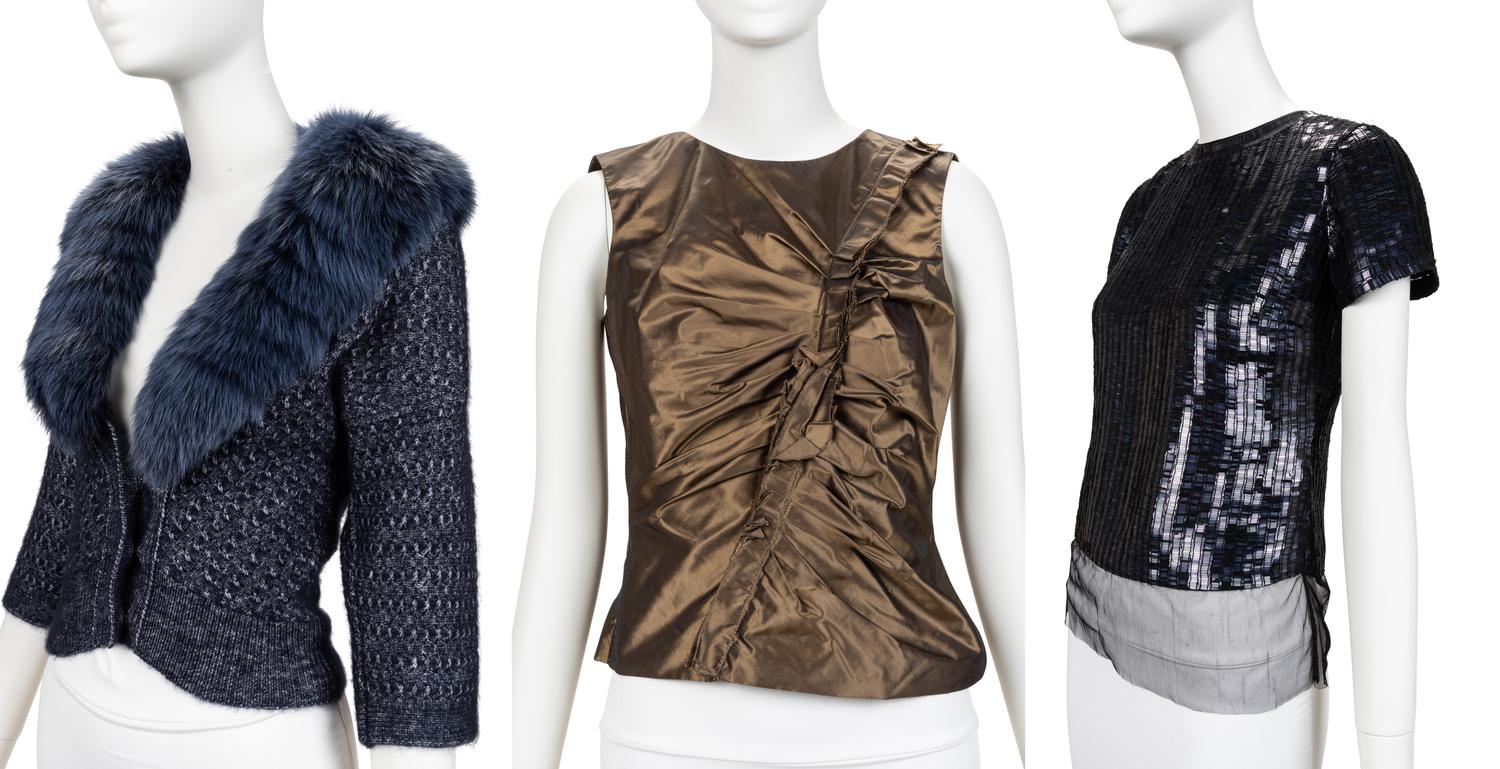 Three Oscar de la Renta Tops, c.2009