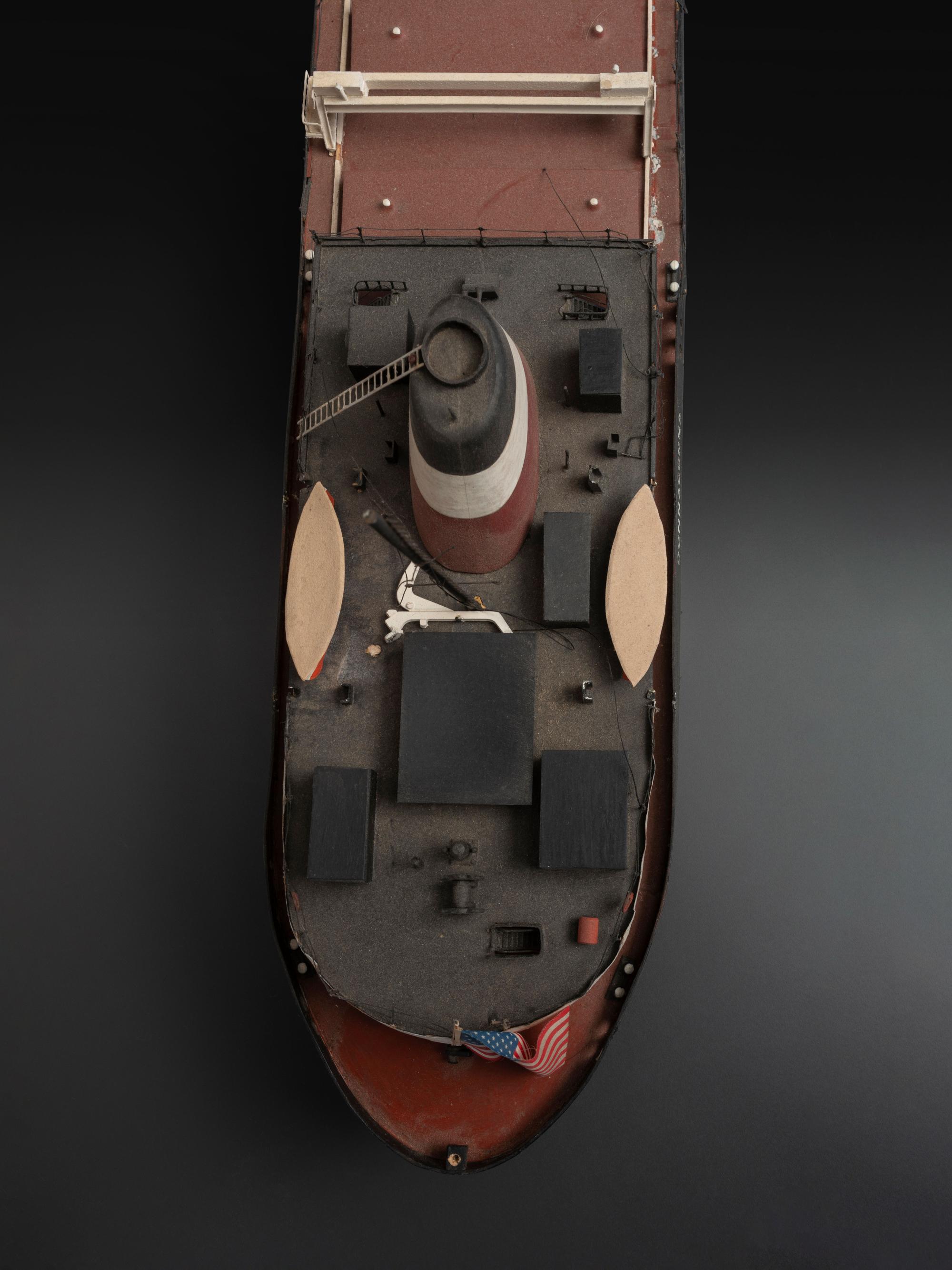 A Great Lakes Bulk Freighter Model, SS Donnacona