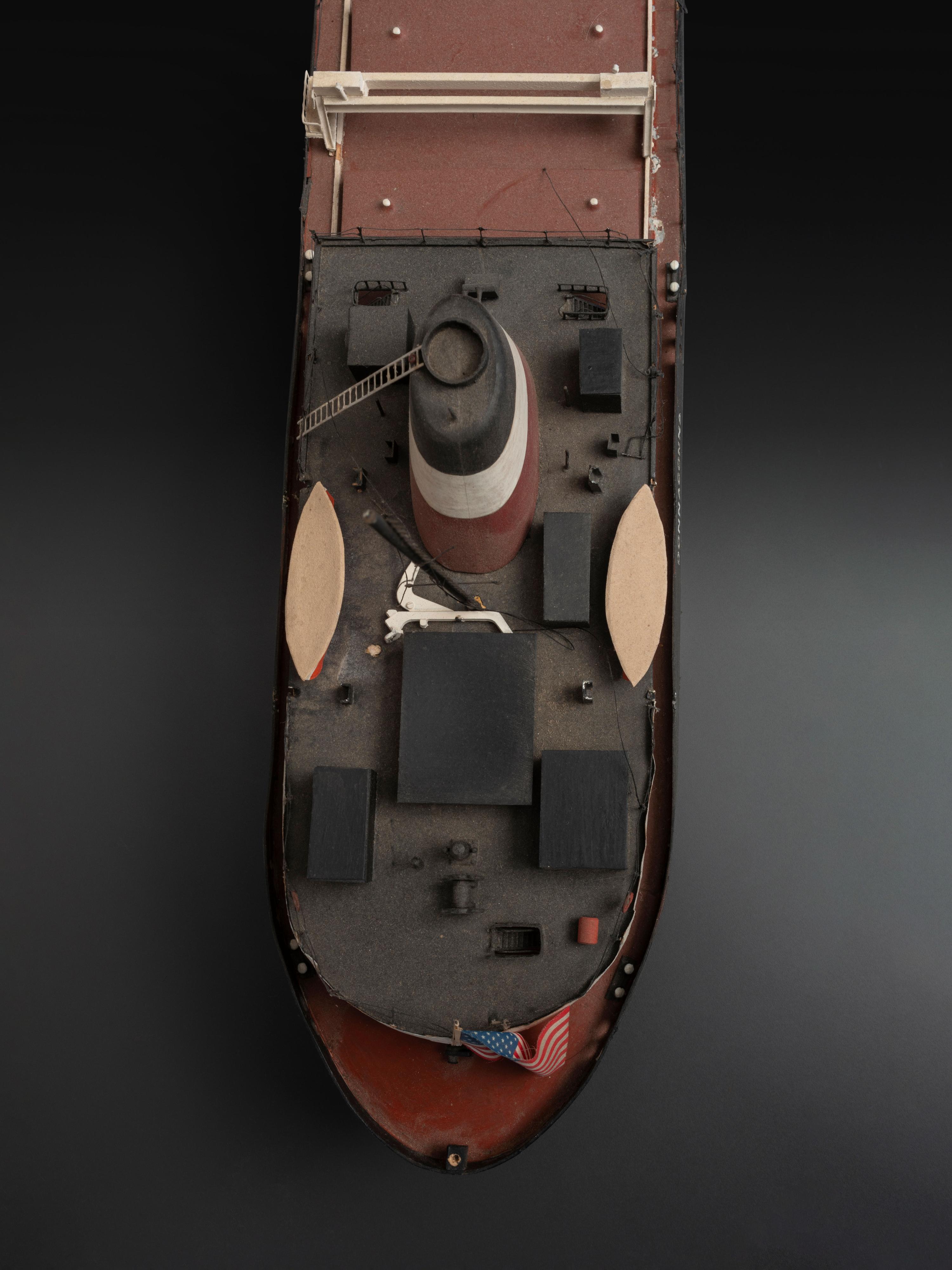 A Great Lakes Bulk Freighter Model, SS Donnacona