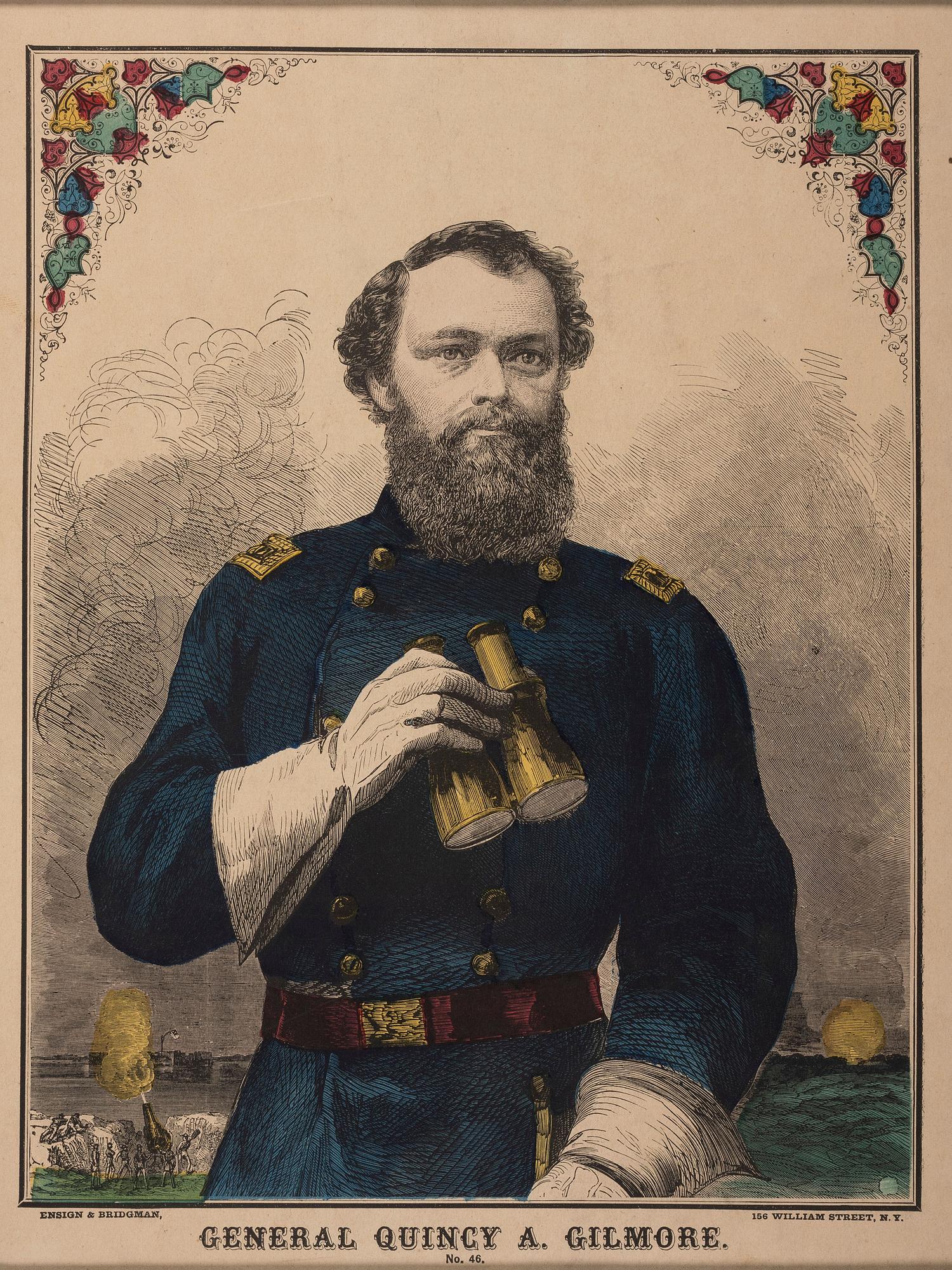 [CIVIL WAR]. A group of 7 lithographs of Civil War generals. Ensign & Bridgman.