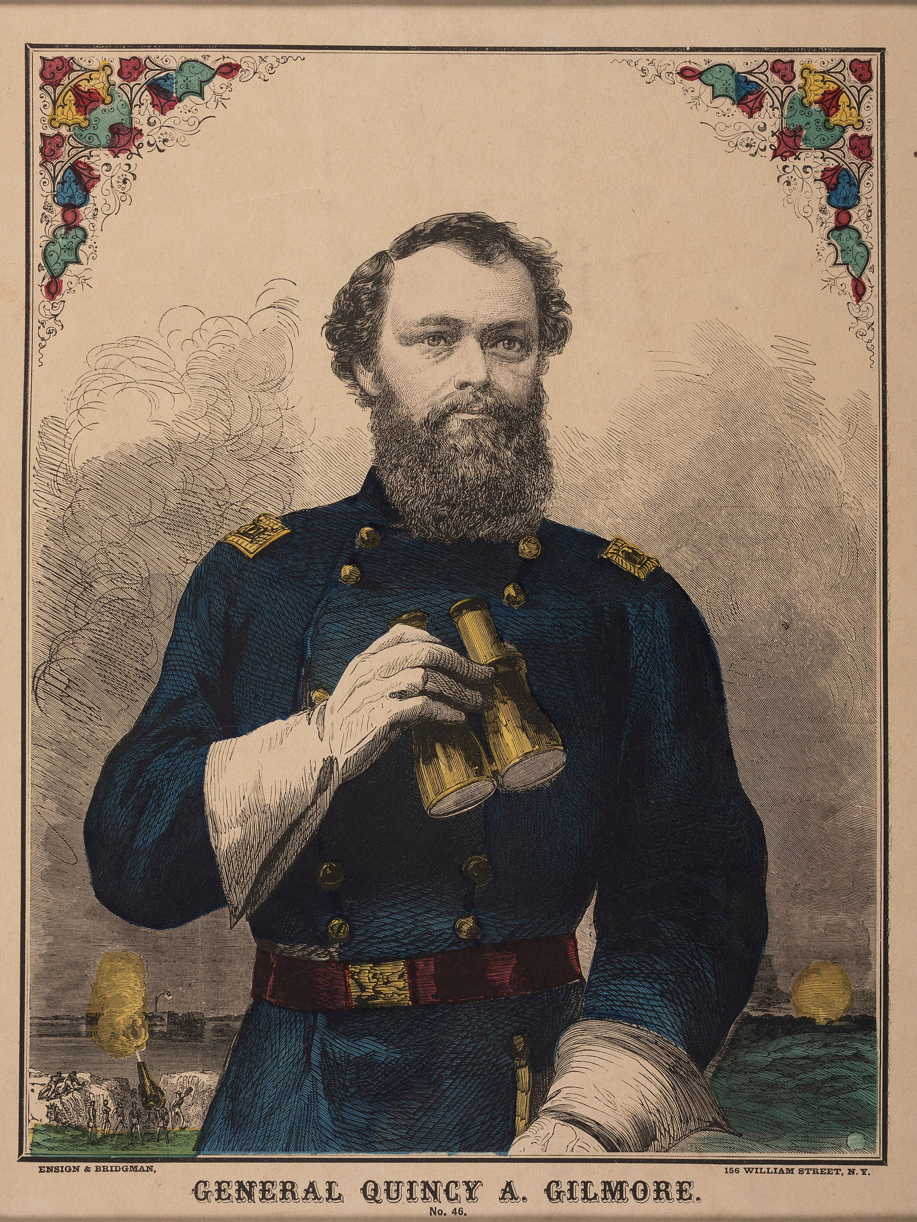 [CIVIL WAR]. A group of 7 lithographs of Civil War generals. Ensign & Bridgman.