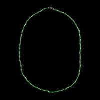 A Chinese Jadeite Bead Necklace — 翡翠珠链一條