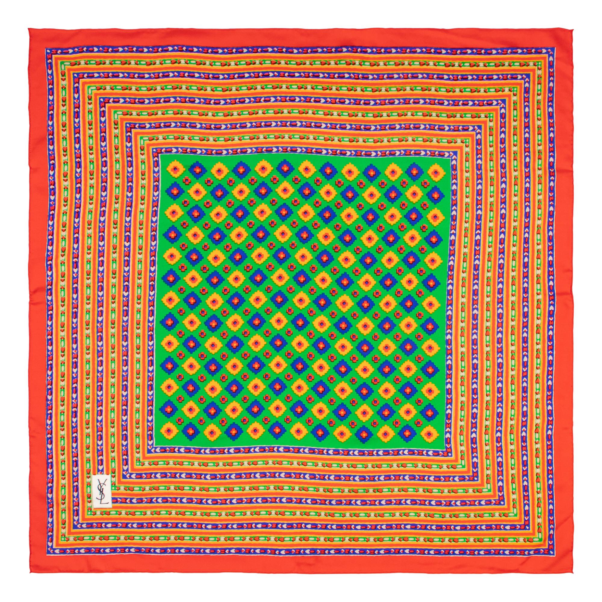 Seven Designer Silk Scarves