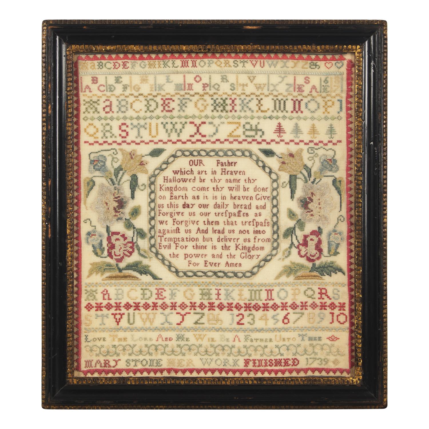 An English Needlework Sampler