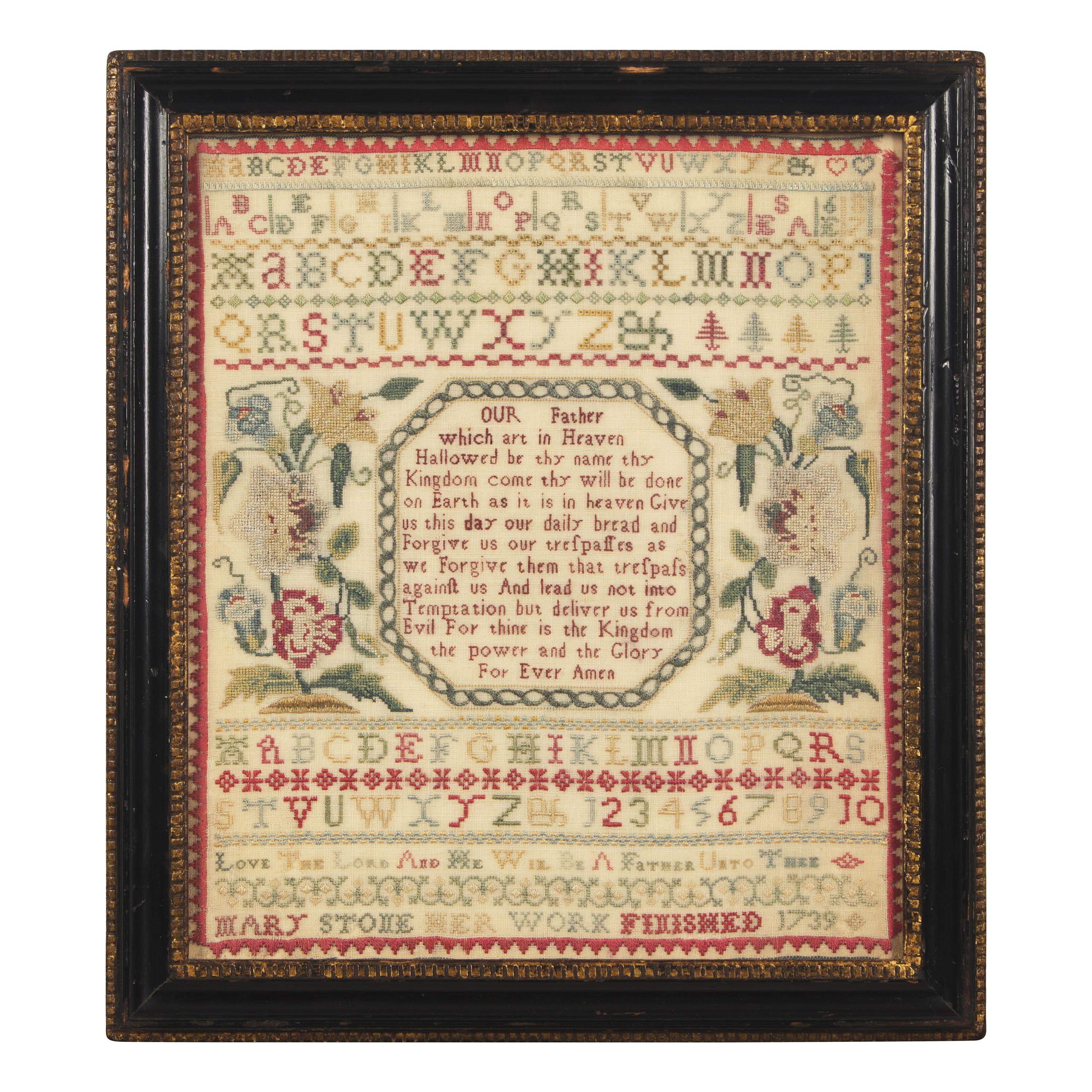 An English Needlework Sampler