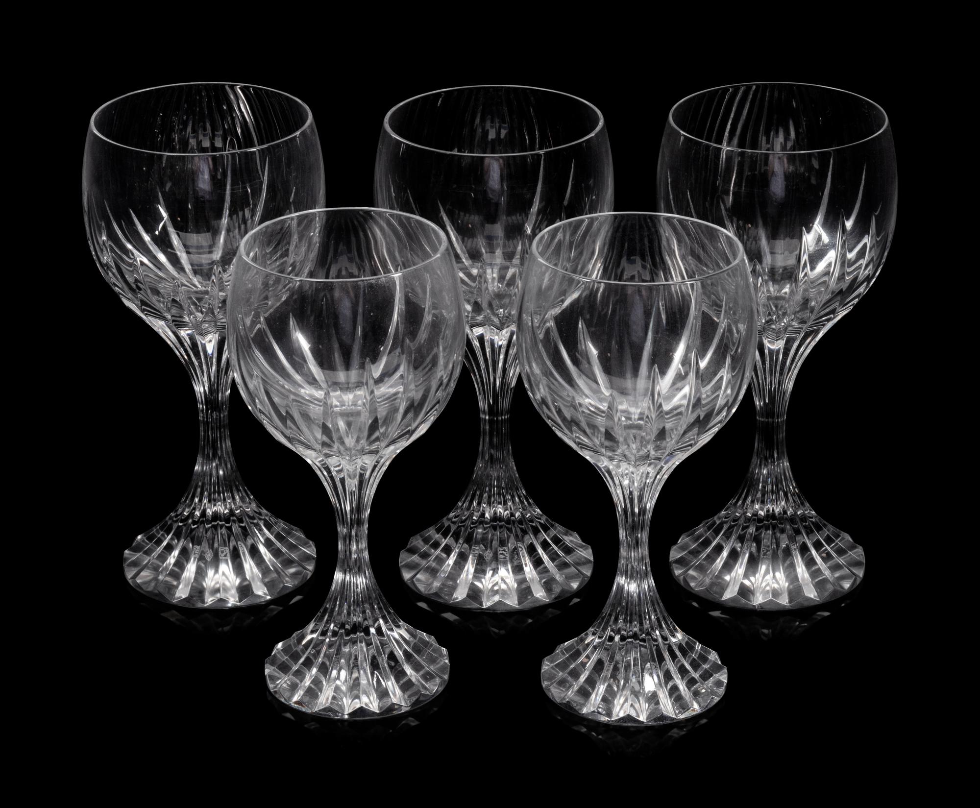 A Set of Baccarat Massena Stemware