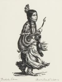 Charles Banks Wilson, (American, 1918-2013), Buckskin Dancer and Oklahoma Fancy Dancer