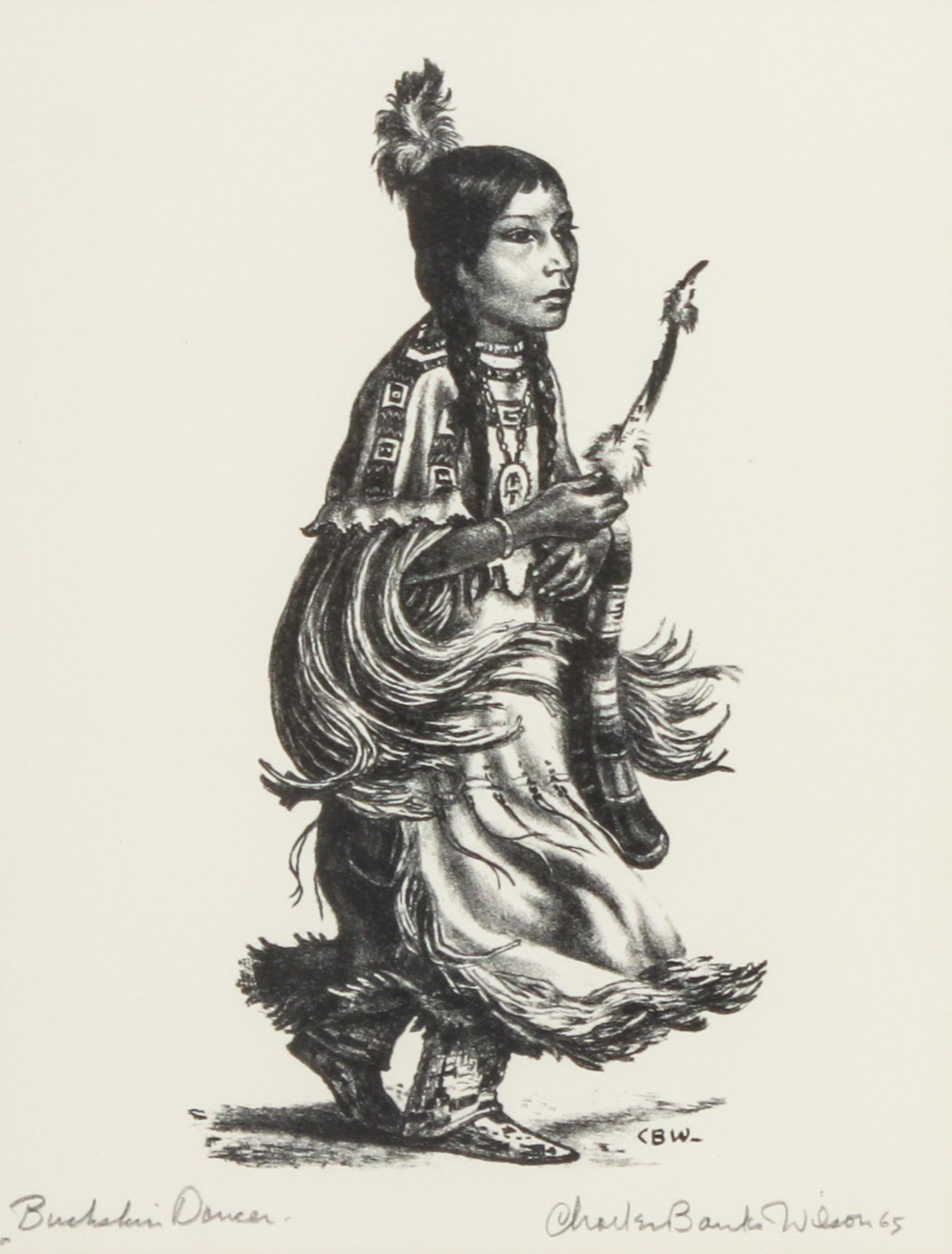 Charles Banks Wilson, (American, 1918-2013), Buckskin Dancer and Oklahoma Fancy Dancer