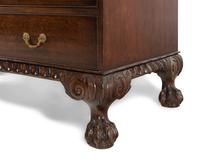 A George II Mahogany Bureau Cabinet
