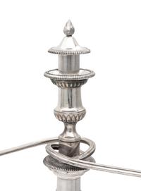 A Pair of Matthew Bolton Silver-plate Candelabra