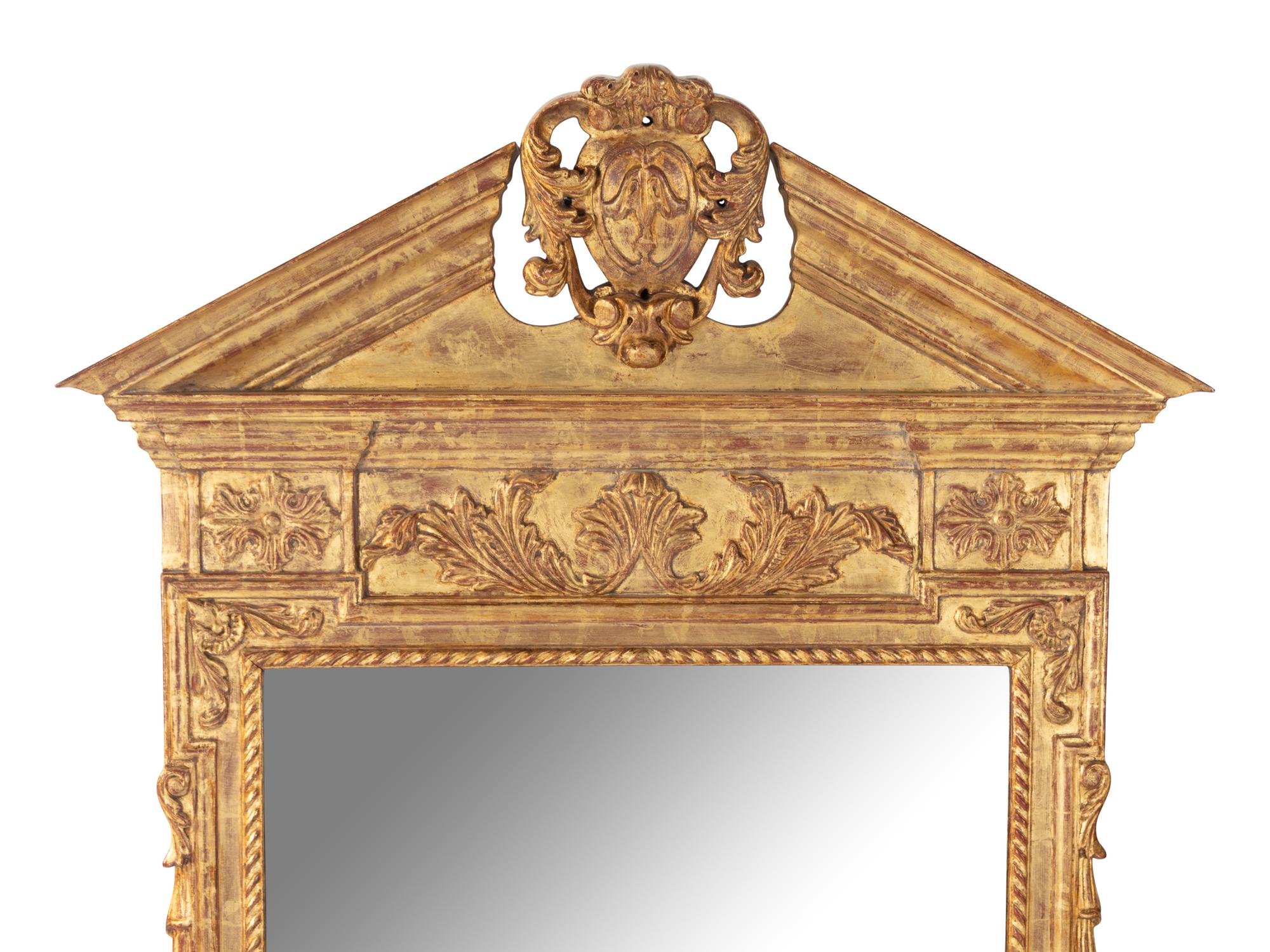 A Pair of Georgian Style Giltwood Pier Mirrors